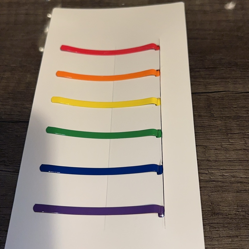 Marc Jacobs Perfect Hair Clips / Pin ❤️🧡💛💚💙💜 - Picture 5 of 5